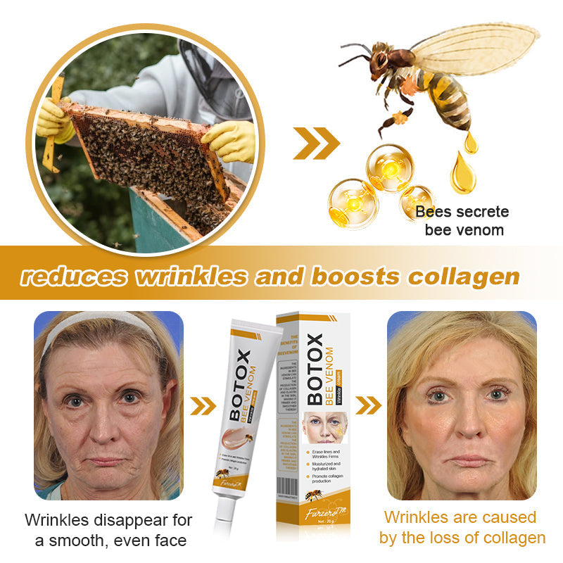 🍇Furzero™ Botox Bee Venom Wrinkle Removal Cream-Last Day Promotion 70% OFF